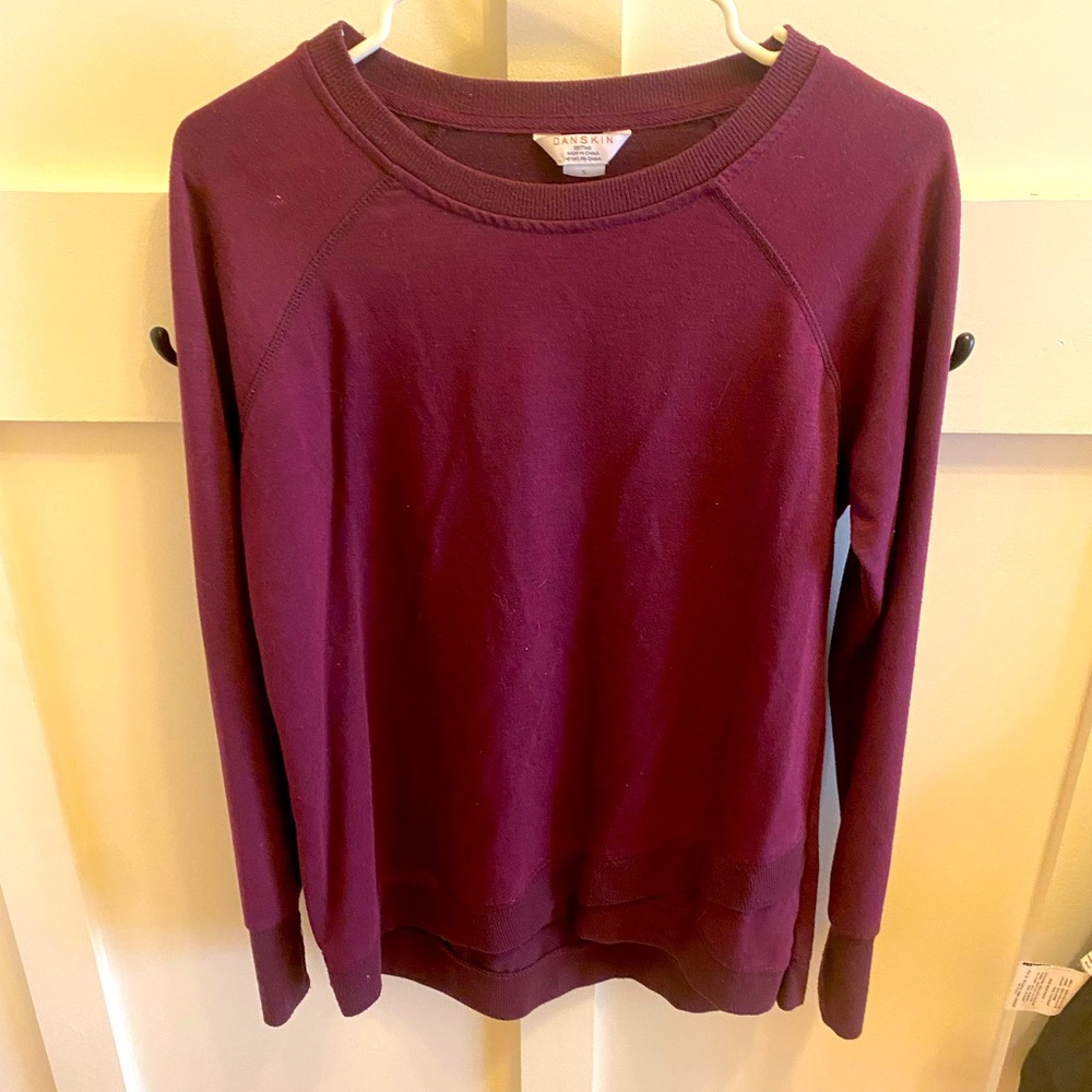 Maroon long sleeve sweater